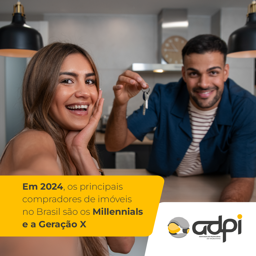 Em 2024, os principais compradores de imóveis no Brasil são os Millennials e a Geração X