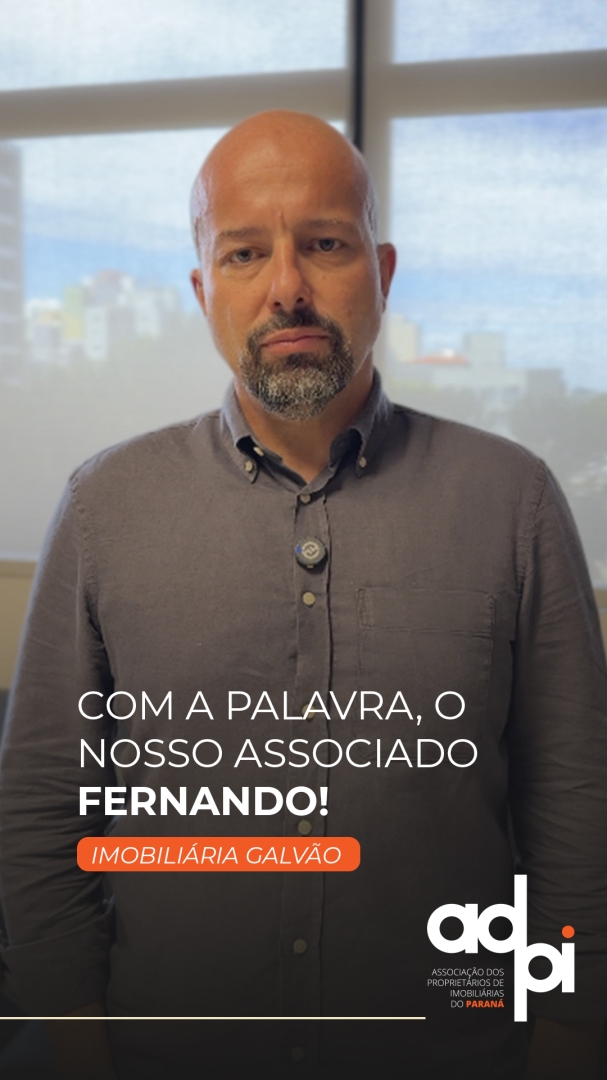 Com a palavra, o nosso associado Fernando! 