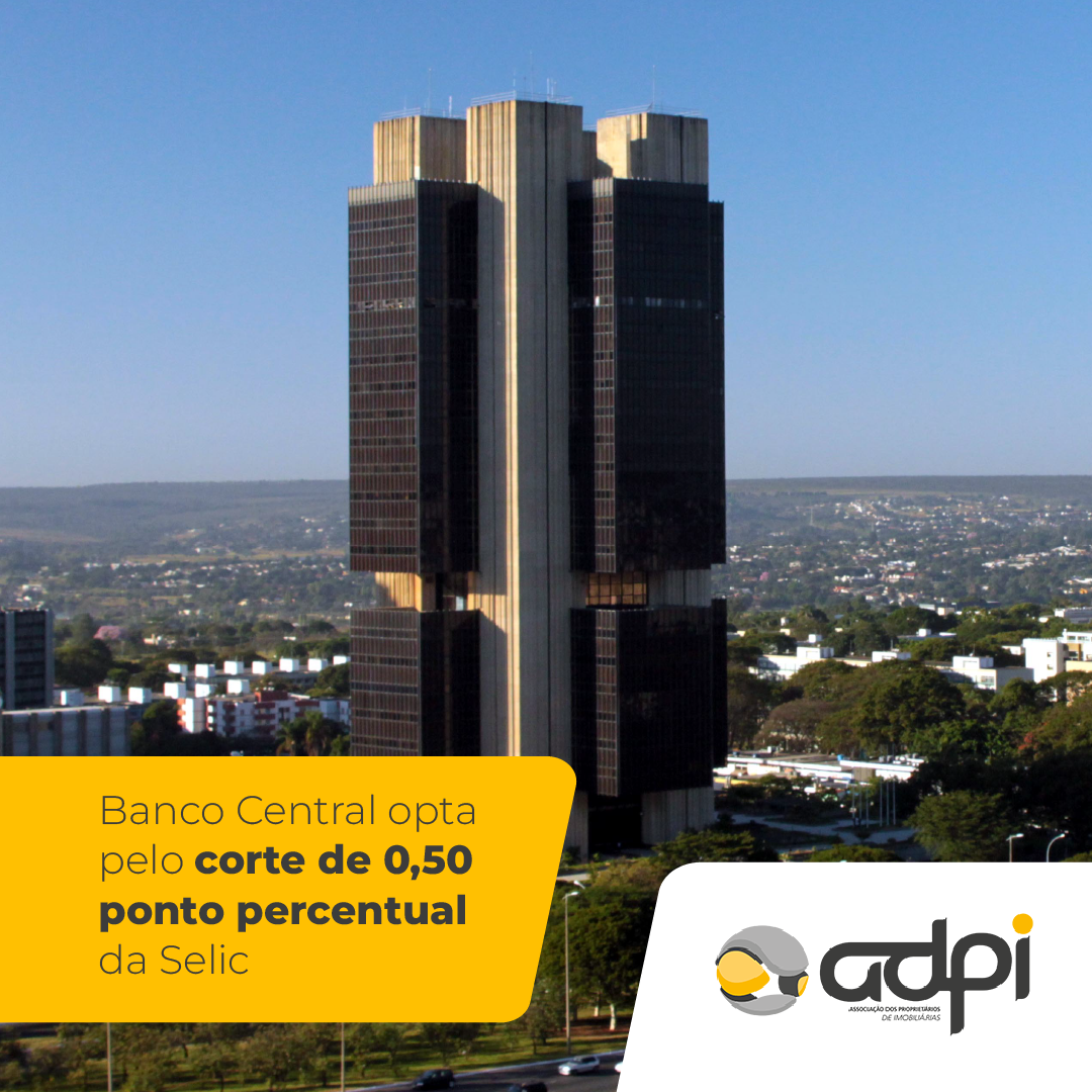 Banco Central opta pelo corte de 0,50 ponto percentual da Selic