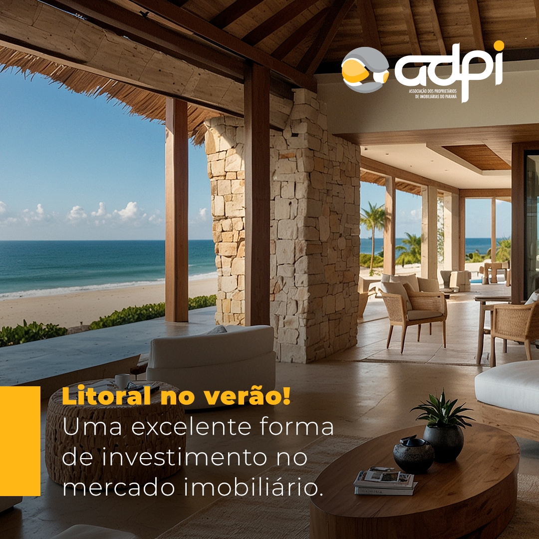 Litoral no verão! Uma excelente forma de investimento no mercado imobiliário.