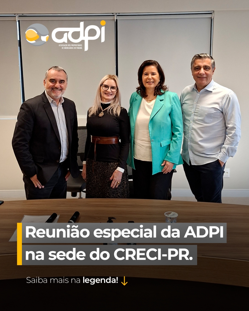 Novo presidente da ADPI é anunciado em reunião especial na sede do CRECI-PR
