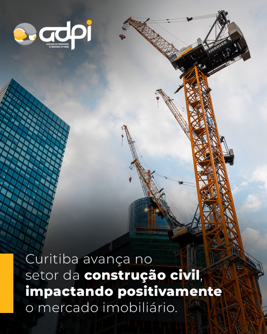 Curitiba avança no setor da construção civil, impactando positivamente o mercado imobiliário.