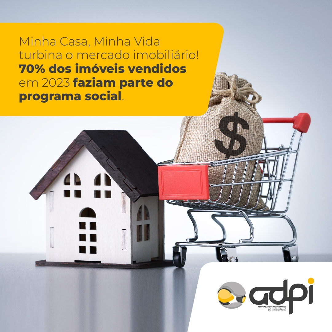Minha Casa, Minha Vida turbina o mercado imobiliário! 70% dos imóveis vendidos em 2023 faziam parte do programa social