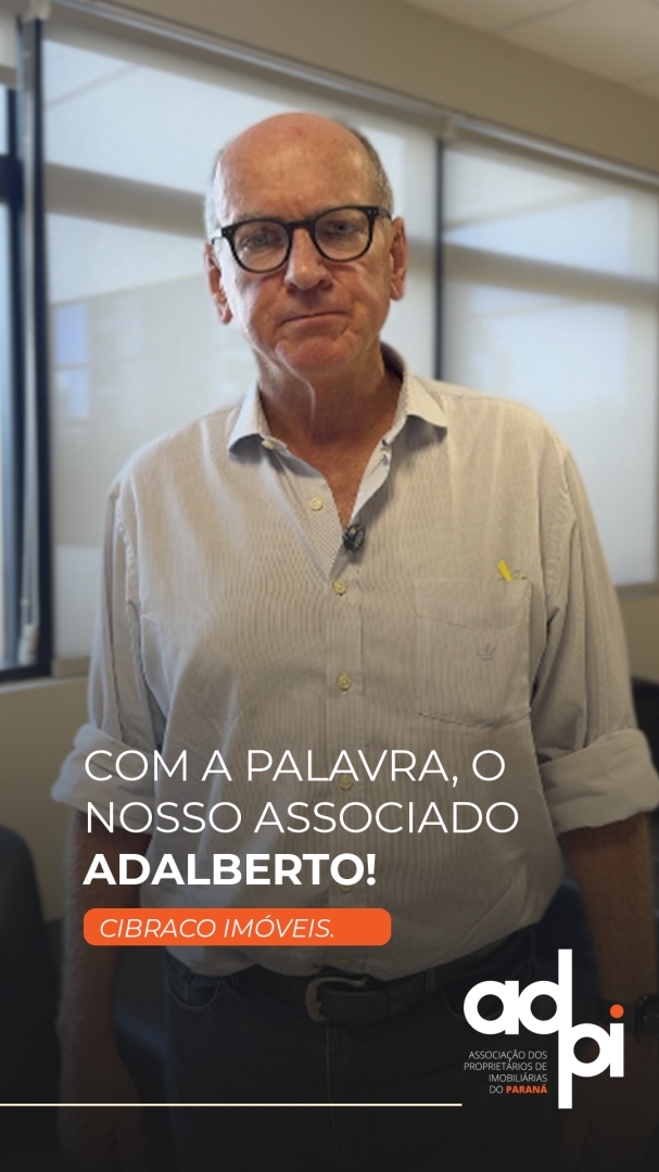 Com a palavra, o associado Adalberto!