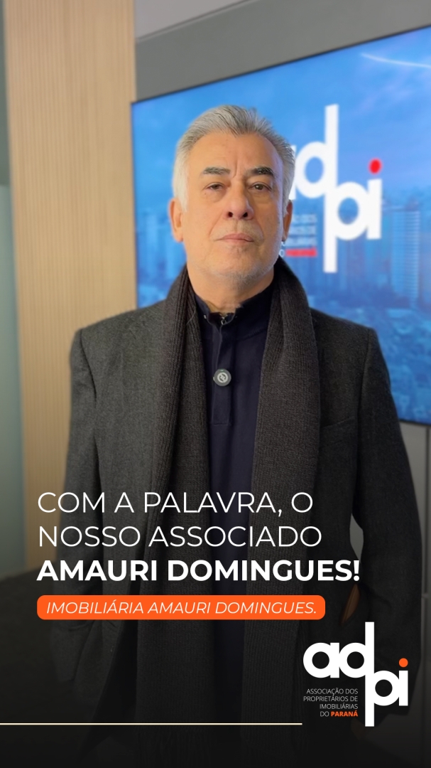 Com a palavra, o nosso associado Amauri Domingues!