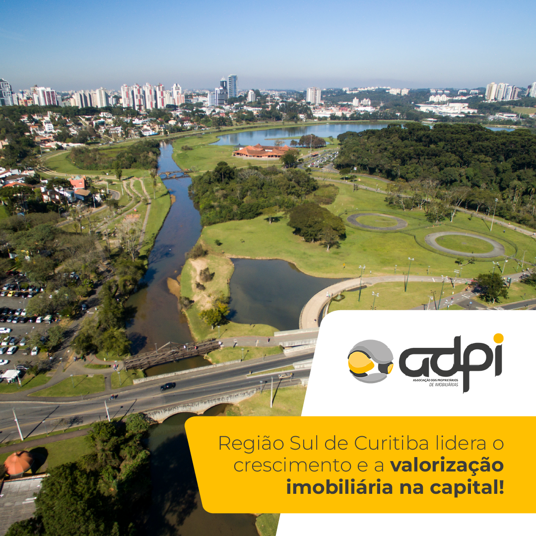 Região Sul de Curitiba lidera o crescimento e a valorização imobiliária na capital!
