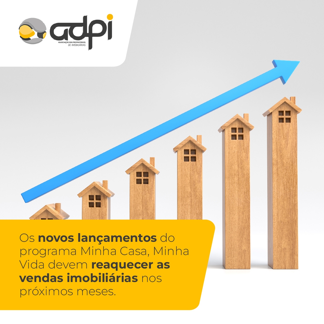 Os novos lançamentos do programa Minha Casa, Minha Vida devem reaquecer as vendas imobiliárias nos próximos meses.